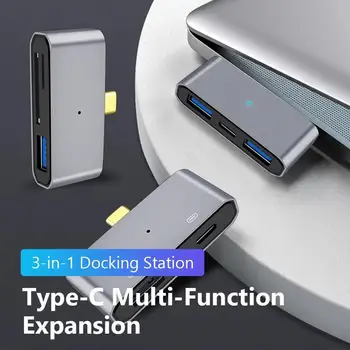 Док-станция Type-C Type-C к USB 3,0 PD SD/TF Адаптер Многофункциональный OTG Концентратор расширения Для мобильного телефона Планшета Ноутбука 3 В 1