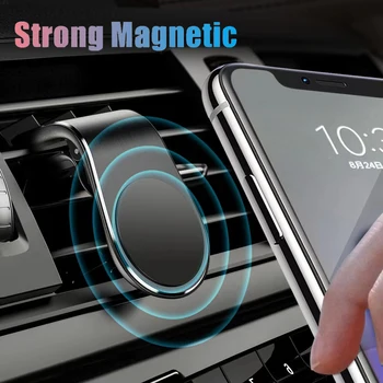 Магнитный автомобильный держатель для телефона Подставка для xiaomi redmi note 5a note 8 360 Металлический магнитный держатель для вентиляционного отверстия в автомобиле Держатель для крепления GPS