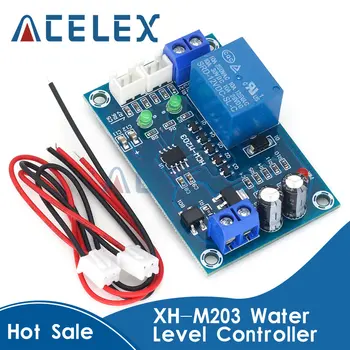 XH-M203 Полноавтоматический регулятор уровня воды, Модуль Переключения насоса, реле переменного/постоянного тока 12 В