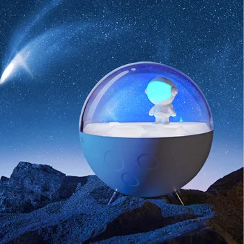 Guardian USB Перезаряжаемый астронавт, красочный ночник, Детская прикроватная музыка, сопровождающая сон, Окружающий свет