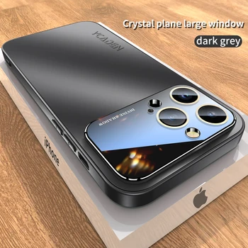 Чехол для телефона из композитного материала с защитной пленкой для объектива подходит для iPhone 11 Pro Max/12 / 13 серий