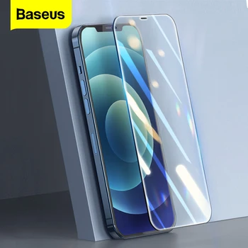 Baseus 2ШТ Защитная пленка для экрана 0,3 мм Полное покрытие Из закаленного стекла Для iPhone 12 11 Pro XS 12Pro Max XR X Mini Стеклянная пленка